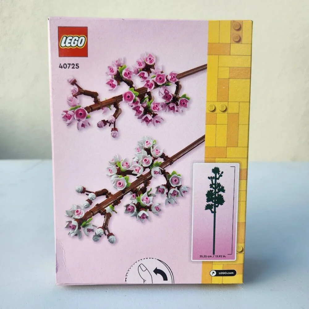 NEW LEGO Cherry Blossom Flower Decor Display Bouquet 40725 Stocking Stuffer Make